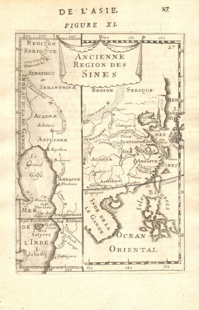 ANCIENT CHINA. Pearl River Delta HK Guangzhou Shenzen. Philippines 1683 map