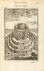BABYLON. 'Forteresse de Semiramis'. Fortress. Mesopotamia. MALLET 1683 print