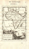 ANCIENT AFRICA. 'Afrique Ancienne'. Ethiopie. Iles Fortunées. MALLET 1683 map