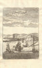 RABAT. View of Salé (Sala/Rabat). Fortifications. Ships. Minaret. MALLET 1683
