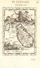 MALTA GOZO COMINO. 'Isle de Malthe'. Decorative vignette. MALLET 1683 old map