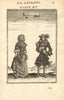 DENMARK COSTUME. Danish man & woman wearing 17C dress. 'Dannois'. MALLET 1683
