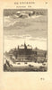 SWEDEN. Jakobsdal (Ulriksdal) Palace, Solna, Stockholm. MALLET 1683 old print