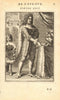 KING CHARLES (KARL) XI OF SWEDEN. Wearing armour. Coats of arms. MALLET 1683