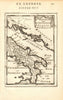 ANCIENT ITALY SOUTH. Magna Graecia. Ancienne Italie Meridionale. MALLET 1683 map