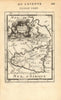 SICILY. Sicilia. Decorative map. 'Isle de Sicile'. Italy. MALLET 1683 old