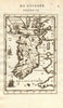 ANCIENT IRELAND. Celtic tribes. 'Ancienne Isle d'Hibernie'. MALLET 1683 map