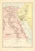 ANCIENT EGYPT. 'Aegyptus'. BARTHOLOMEW 1876 old antique vintage map plan chart