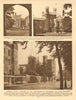 Lambeth Palace, residence of the Archbishops of Canterbury 1926 old print