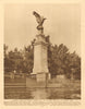 Royal Air Force memorial, Embankment. First World War One 1926 old print