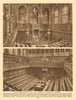 Where Parliament talks. the Houses of Lords and Commons 1926 old vintage print