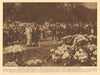 King George V & Queen Mary of Teck visit the Chelsea Flower Show 1926 print