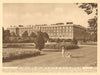 East Wing of Hampton Court added by Sir Christopher Wren 1926 old print