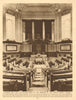 County Hall Council Chamber. London County Council. GLC 1926 old vintage print
