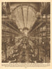 The Crystal Palace Great Hall, Sydneham 1926 old vintage print picture