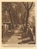In the dissenters' disused burial ground at Bunhill fields 1926 old print