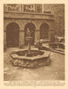 Graveyard of St. Ethelburga, Bishopsgate 1926 old vintage print picture