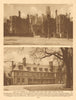 The City Prison at Holloway and the Hyde Park Police station 1926 old print