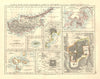 CYPRUS HONG KONG TOKYO PEKING JERUSALEM. City plans. Anzhu islands  1906 map