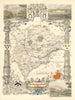Rutlandshire antique hand-coloured county map by Thomas Moule c1840 old