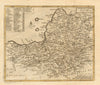 'SOMERSETSHIRE BY Robt. Morden'. Scarce Morden Miniature county map c1701