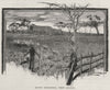 Mount Buninyong, from Lal-Lal. Ballarat. Australia 1890 old antique print