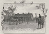 A Stockyard. Australia 1890 old antique vintage print picture