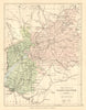 GLOUCESTERSHIRE. County map. Railways canals. Constituencies. PHILIP 1884