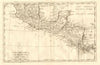 'Partie Meridionale de L'Ancien Mexique…'. BONNE. Southern Mexico c1783 map