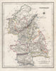 COUNTY TIPPERARY antique map for LEWIS by CREIGHTON & DOWER. Ireland 1846