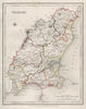 COUNTY WEXFORD antique map for LEWIS by CREIGHTON & DOWER. Ireland 1846