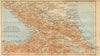 Caucasus. Armenia, Georgia, Azerbaijan & Russian South. BAEDEKER 1912 old map