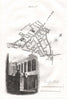 City of London Bishopsgate Houndsditch Broad Street EC2/3. Crosby Hall 1817 map