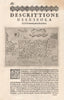 Descrittione dell' Isola di S. Giouanni PORCACCHI Puerto Rico Virgin Is 1620 map