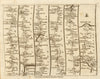 Plymouth Looe Fowey St Austell Penzance Land's End. KITCHIN road map 1767
