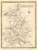 Antique county map of Cambridgeshire. John Heywood. Railways. Coach roads c1864