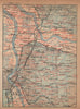 BORDEAUX WINE MAP. Entre-deux-mers Haut-Médoc chateaux. COCKS & FERET 1898