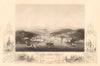 CRIMEAN WAR. View of the bay of Sevastopol, Crimea. Sebastopol 1860 old print