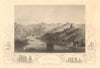 CRIMEAN WAR. View of the harbour of Balaklava 1860 old antique print picture