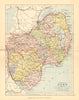 COUNTY DOWN. Antique county map. Ulster Belfast Lisburn Bangor. BARTHOLOMEW 1886