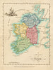 A map of Ireland. Antique copperplate map by Scalé / Sayer 1788 old