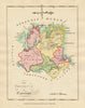 Province of Connaught. Antique copperplate map by Scalé / Sayer 1788 old