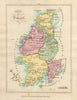 County of Donegall, Ulster. Antique copperplate map by Scalé / Sayer 1788