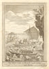 'Bâtimens Indiens… côte de Malabar' coast boat raft paraw. India SCHLEY 1747