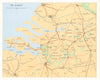 World War 2. Advance into Belgium & Netherlands. The Scheldt in 1944 1968 map