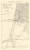 Burma Campaign 1944. World War 2. Mawlu Henu 1961 old vintage map plan chart