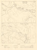 Burma Campaign World War 2. Manipur India. Shenam Pass. Palel-Tamu Road 1961 map