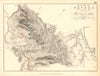 Battle of Orthez 27 February 1814. Peninsular War. Pyrénées Atlantiques 1850 map