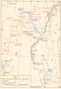 World War 2 Invasion of Norway. Naval Movements 8-13 June 1940 1952 old map