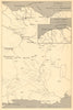 Papua New Guinea Campaign 1942-1943. World War 2 1961 old vintage map chart